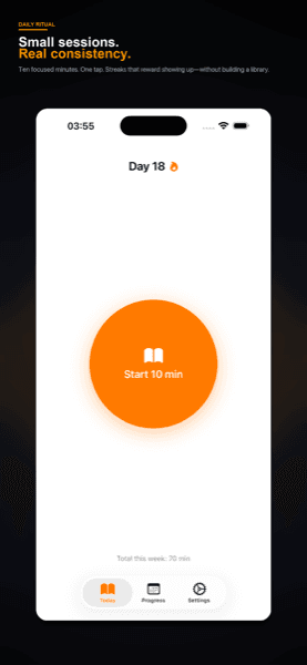 Reading Habit Tracker: Streaks screenshot